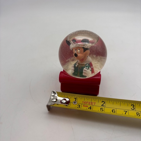 Disney Parks Mickey Mouse Christmas 2003 Sleigh Ride Holiday Mini Snow Globe - Picture 11 of 11